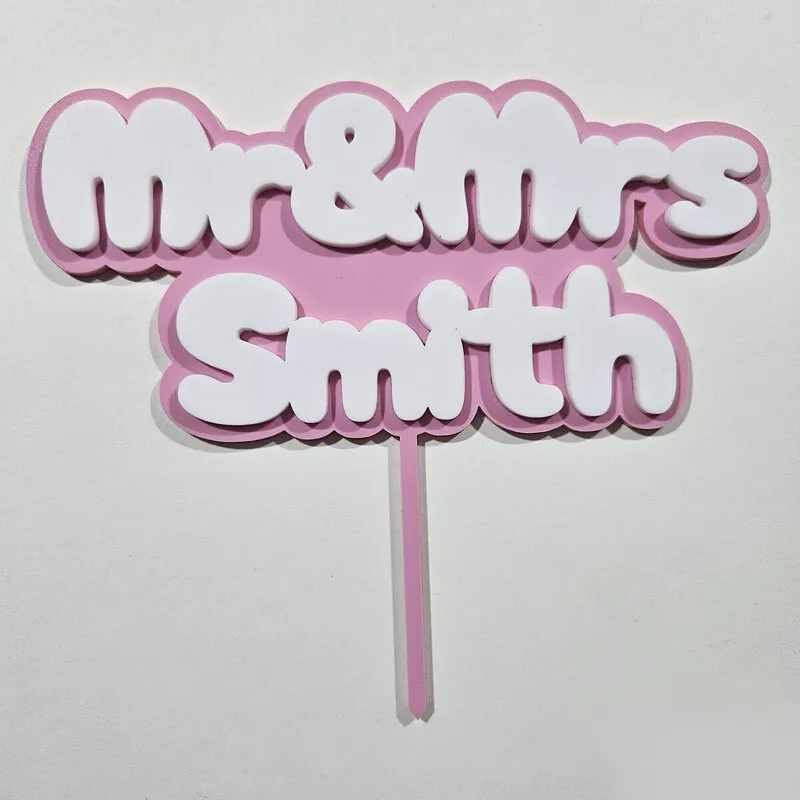 Layered Cake Topper Example - Graduate Design